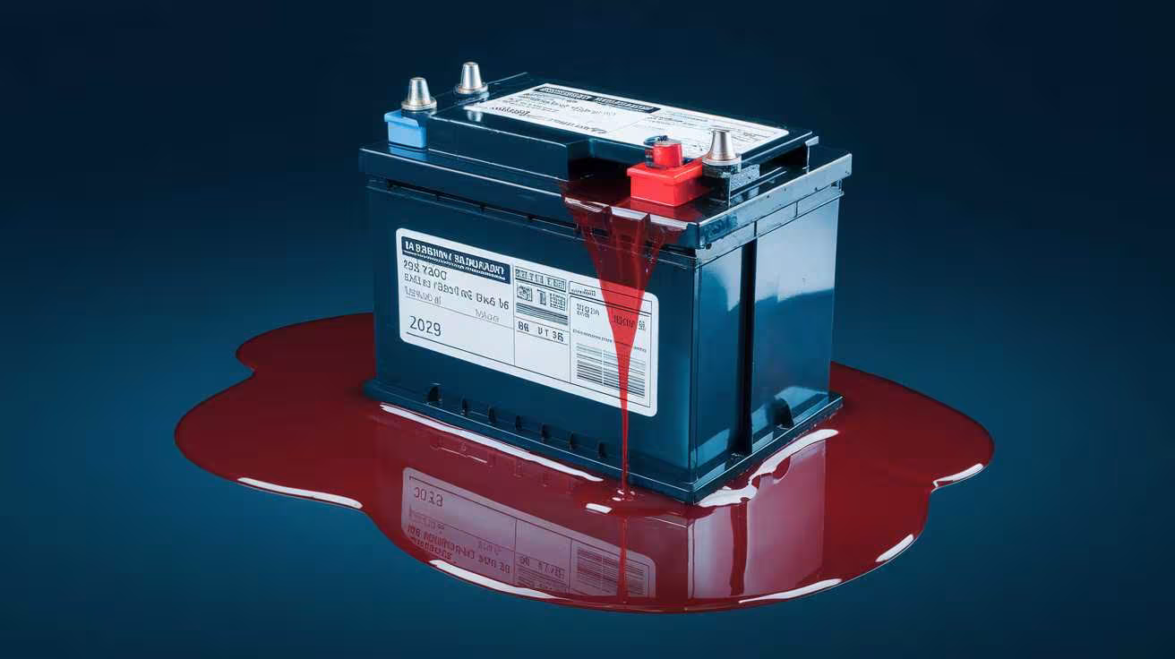 Comment réparer une batterie qui fuit : solutions et recommandations