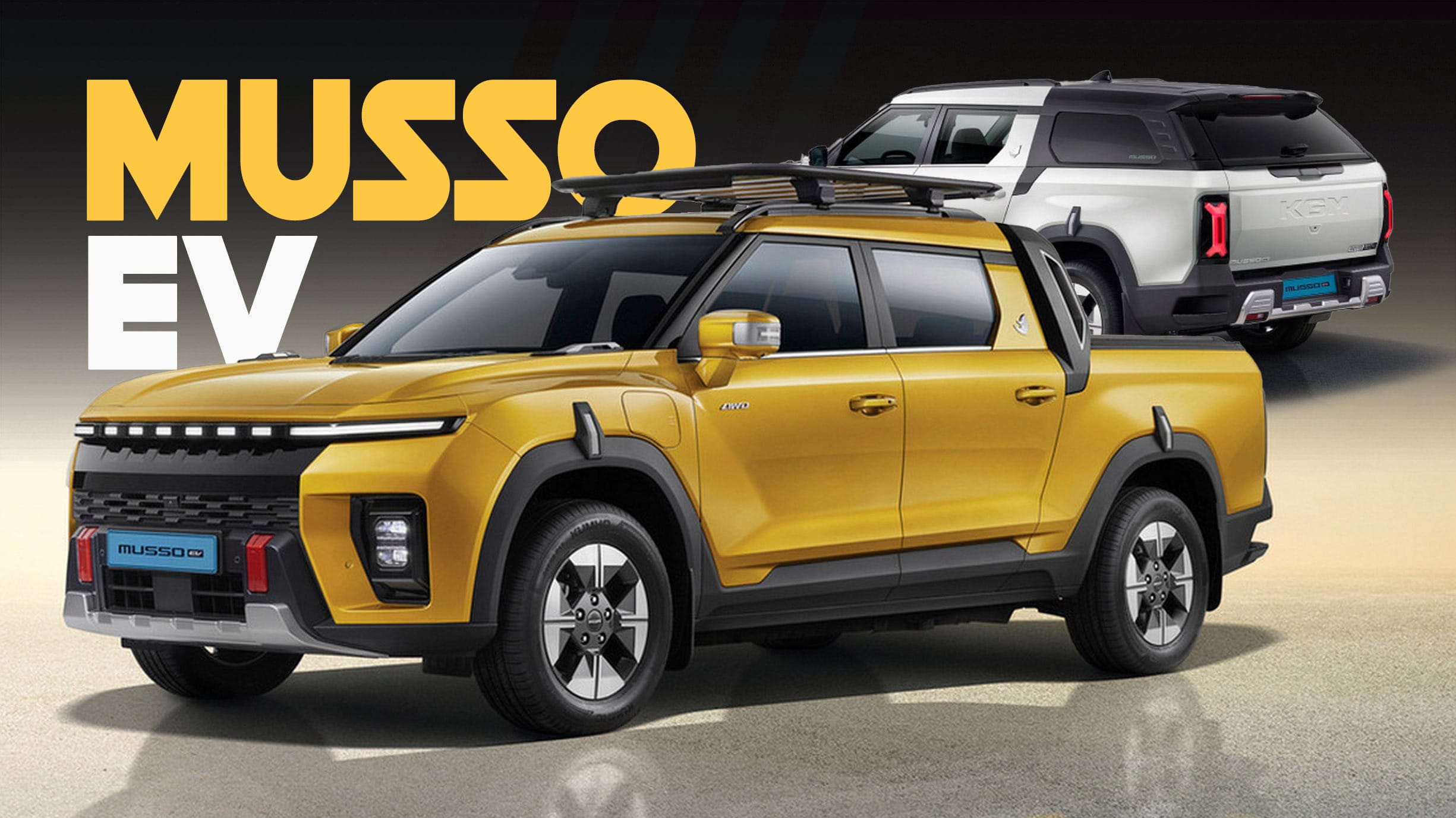 KGM Musso Is Korea’s First Electric Pickup Truck