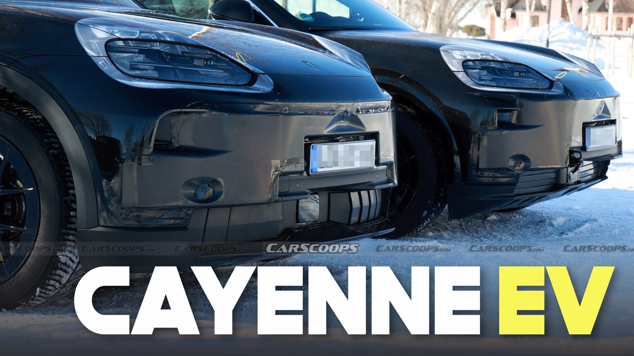 Porsche Testing 2026 Cayenne Electric In Two Different Chilli Strengths