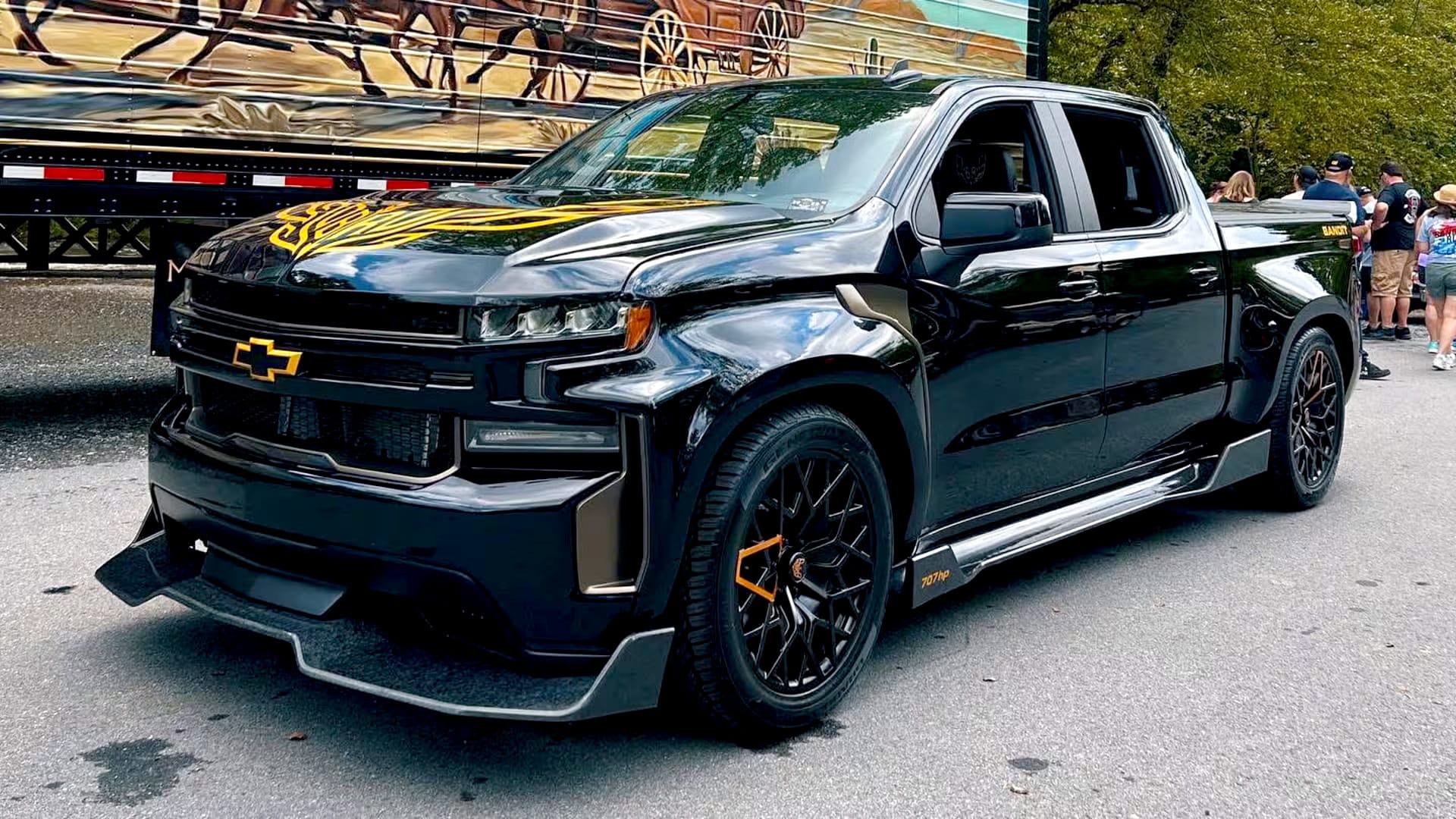 Supercharged Pontiac Trans Am Tribute Chevy Truck Will Set Your Pants On Fire